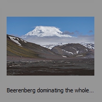 Beerenberg dominating the whole island